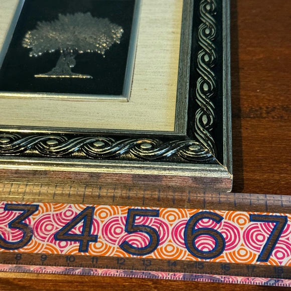 Framed and Matted Silver Tree - 6.5” x 7” - Picture 5 of 6